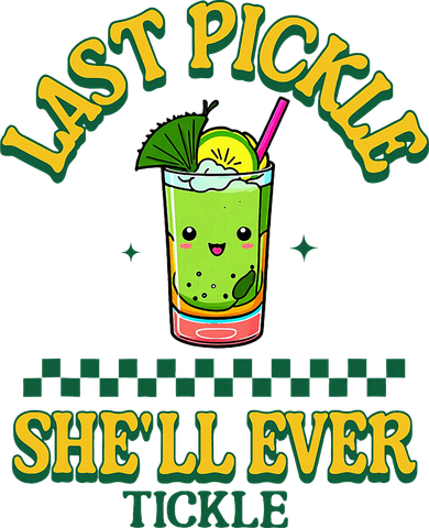 Last Pickle SheLl Ever Tickle Bachelorette Party Golf Towel