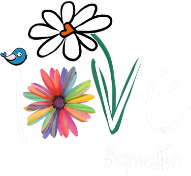 Love Qma Life Art Flower Color Ornament