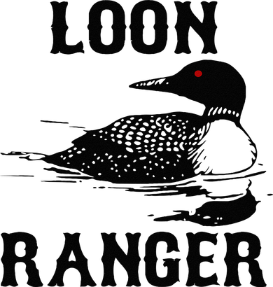 Loon Ranger Funny Common Loon Bird Watching Women's Sweatshirt