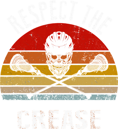 Lacrosse Retro Respect The Crease Kids Sweatshirt