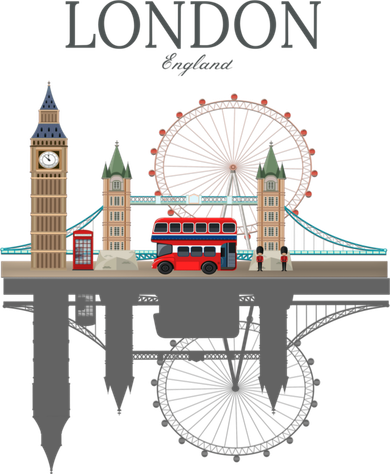 London Souvenir City Vintage British UK Gift Backpack