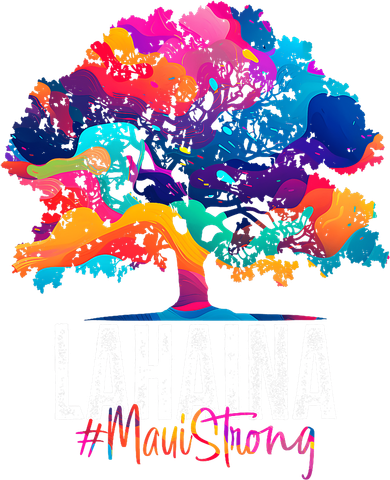 Lahaina Strong Maui Hawaii Old Banyan Tree Women's Tank Top
