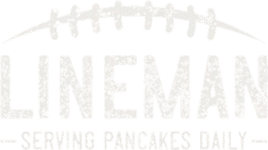 Lineman Serving Pancakes Daily Funny Vintage Football Toddler Hoodie