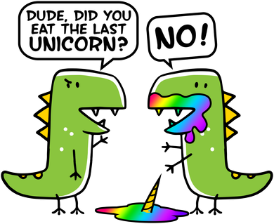 Dude Did You Eat The Last Unicorn? Apron