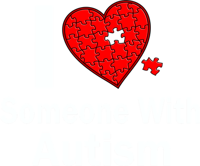 I Heart Someone With Autism Coaster