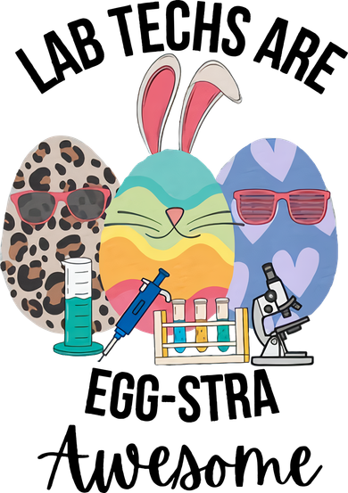 Lab Tech Are EggStra Awesome Egg Easter Lab Week Funny Easter Scienti Hat
