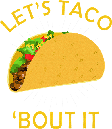 Let's Taco Bout It Taco Cinco De Mayo Tee Gift Doggie Tank