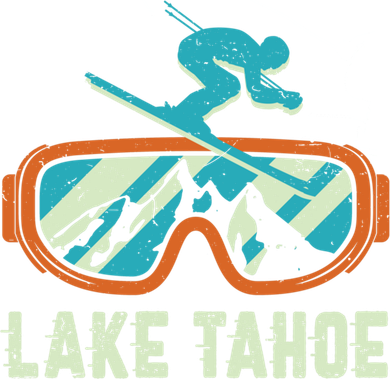 Lake Tahoe California Retro Vintage Skiing And Snowboarding Great Gift T-Shirt