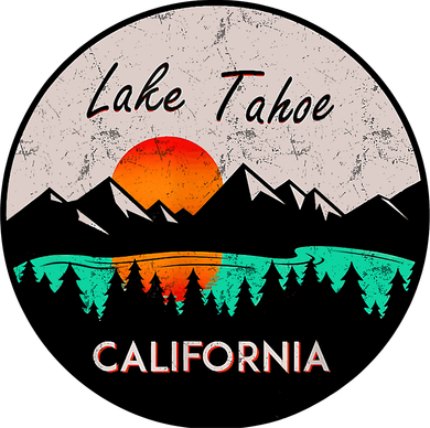 Lake Tahoe California Republic Skiing Ski Lake Boat Women's Dry Zone Grid Polo