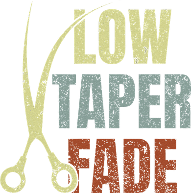 Low Taper Fade Meme Hair Scissors Vintage Kids T-Shirt
