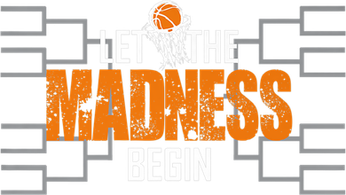 Let The Madness Begin A Funny Gift For Basketball Madness College March Premium Women's Hoodie