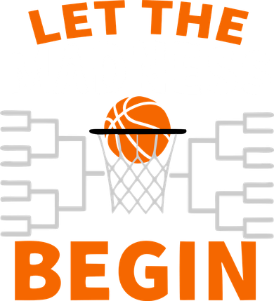 Let The Madness Begin College Basketball Women's Dry Zone Grid Polo
