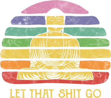 Let That Shitgo Buddha Cute Gift Funny Meditating Budda Budha Kids Sweatshirt