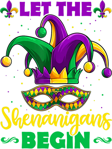 Let The Shenanigans Begin Mardi Gras Gift Men Women Funny Gift Women's Long Sleeve Shirt