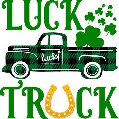 Luck Truck St Patrick's Day Festive Kids Sweatshirt