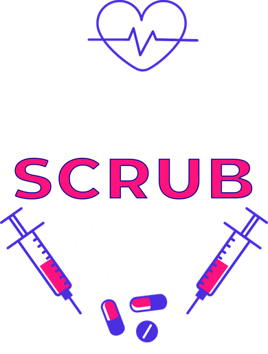 Living The Scrub Life Nurse Baby Bodysuit