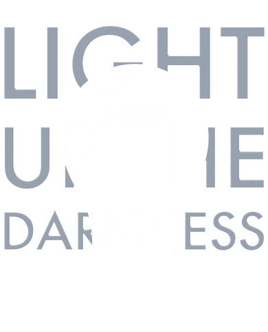 Inspirational Light Up The Darkness John 8:12 Women's Sweatshirt