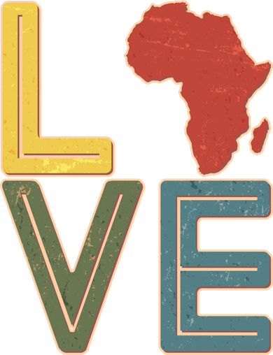 Vintage Love Africa Black History Month Sweatshirt