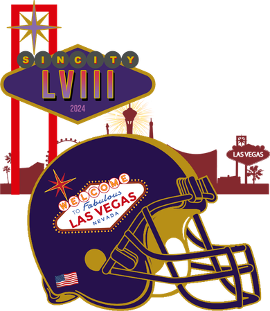 Las Vegas Football Party 2024 Football Women's Hoodie