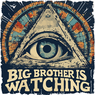 Make 1984 Fiction Again Big Brother Is Watching You T-Shirt