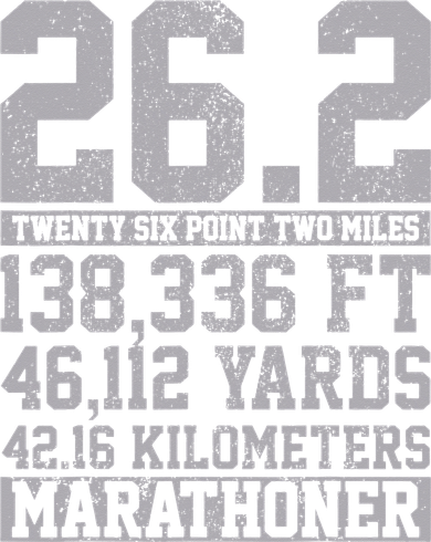 Marathon 26.2 Miles Running Runner Gift Women's T-Shirt