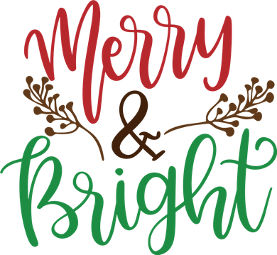 Merry And Bright Christmas Holiday Season Tank Top