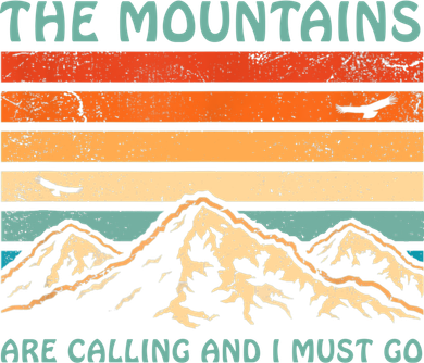 Mountains Are Calling And I Must Go Retro Funny Travelling Funny Gift Coffee Mug