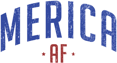 Merica AF Distressed USA Logo Toddler T-Shirt