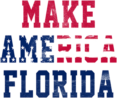 Make America Florida, Desantis 2024 Election Funny Sarcastic Kids T-Shirt