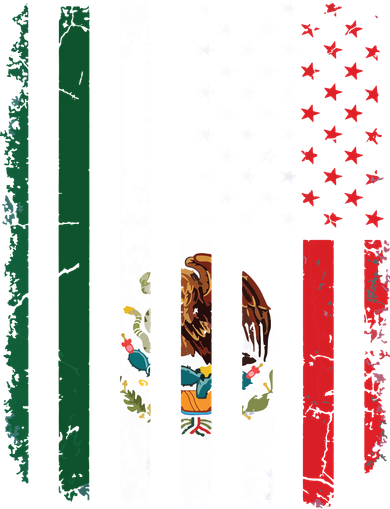 Mexican American Flag Mexican Roots Mexico America Women's Sweatshirt