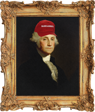 George Washington Make America Portrait Tank Top