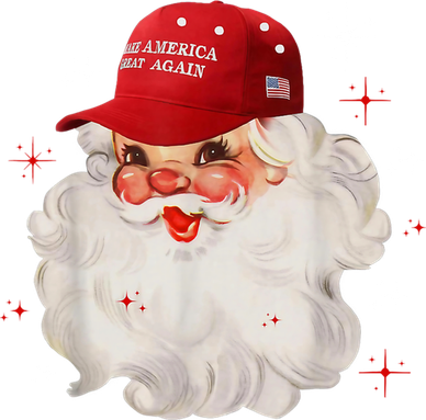 Make America Great Again Pro Trump Santa Christmas Toddler T-Shirt