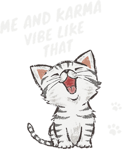 Me And Karma Vibe Like That Funny Groovy Hippie Flower Retro Apron