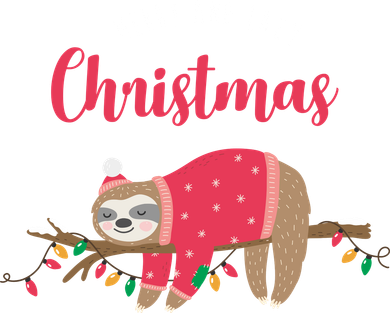 Merry And Lazy Christmas Cute Sloth Backpack
