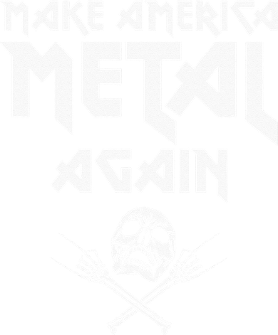 Make America Metal Again Skull Rock And Roll Heavy Music Toddler Hoodie