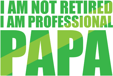 Professional Papa Im Not Retired Kids T-Shirt