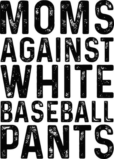 Moms Against White Baseball Pants For Mom Kids Hoodie