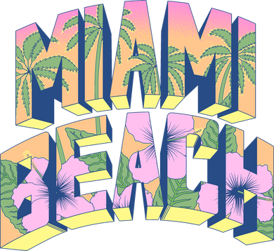 Vintage Miami Beach  Tumbler