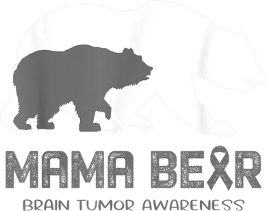 Mama Bear Brain Tumor Awareness Shirt For Women Men Kids T-Shirt