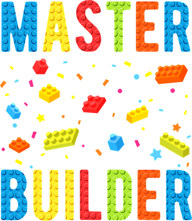 Master Builder Building Blocks Brick Builder Baby Bodysuit