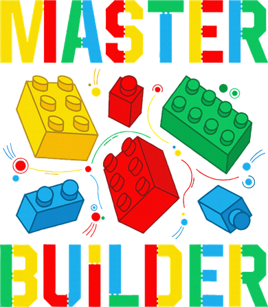 Master Builder Building Blocks Brick Toy Master Builder Baby Bodysuit