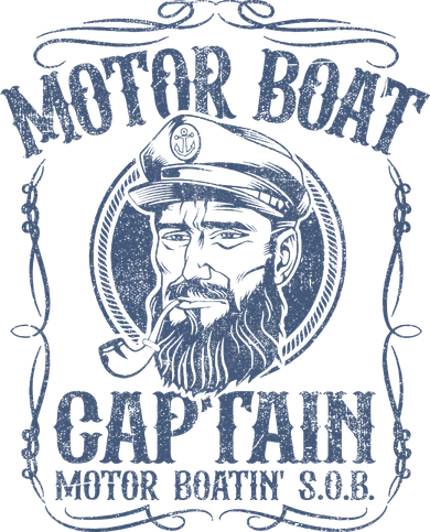 Motor Boat Captain Funny Pontoon Boating Motor Boatin Lake Santa Hat