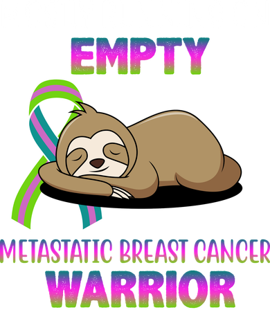 Metastatic Breast Cancer Warrior Awareness Sloth Toddler Long Sleeve