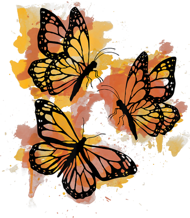 Monarch Butterfly Colourful Butterfly Doggie Tank