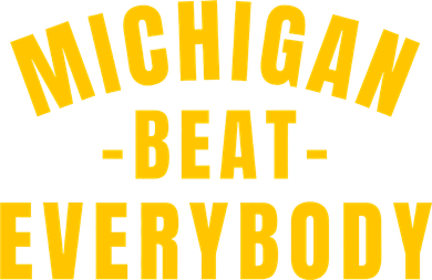 Michigan Beat Everybody Funny Doggie Tank