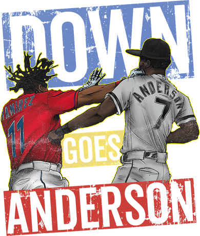 Meme Baseball Funny Down Goes Anderson Button