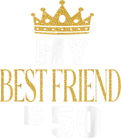 My Best Friend Is 50 Years Old 50th Birthday Party Matching Women's Tank Top