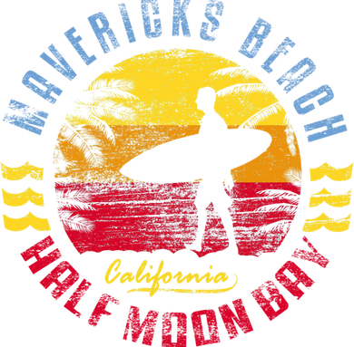 Mavericks Beach Gift Surfing Gift Doggie Tank