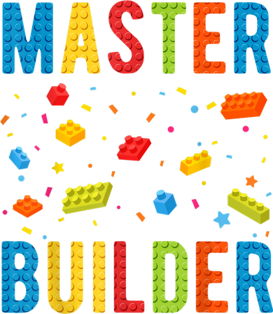 Master Builder Building Blocks Brick Builder Baby Bodysuit