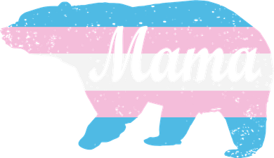 Mama Bear Pride Flag Kids T-Shirt